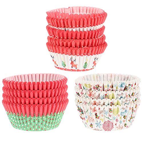 600 Unidades Copos De Bolo De Natal Embalagens De Mini Muffins Copo De Puto Porta Sobremesa Natal Em