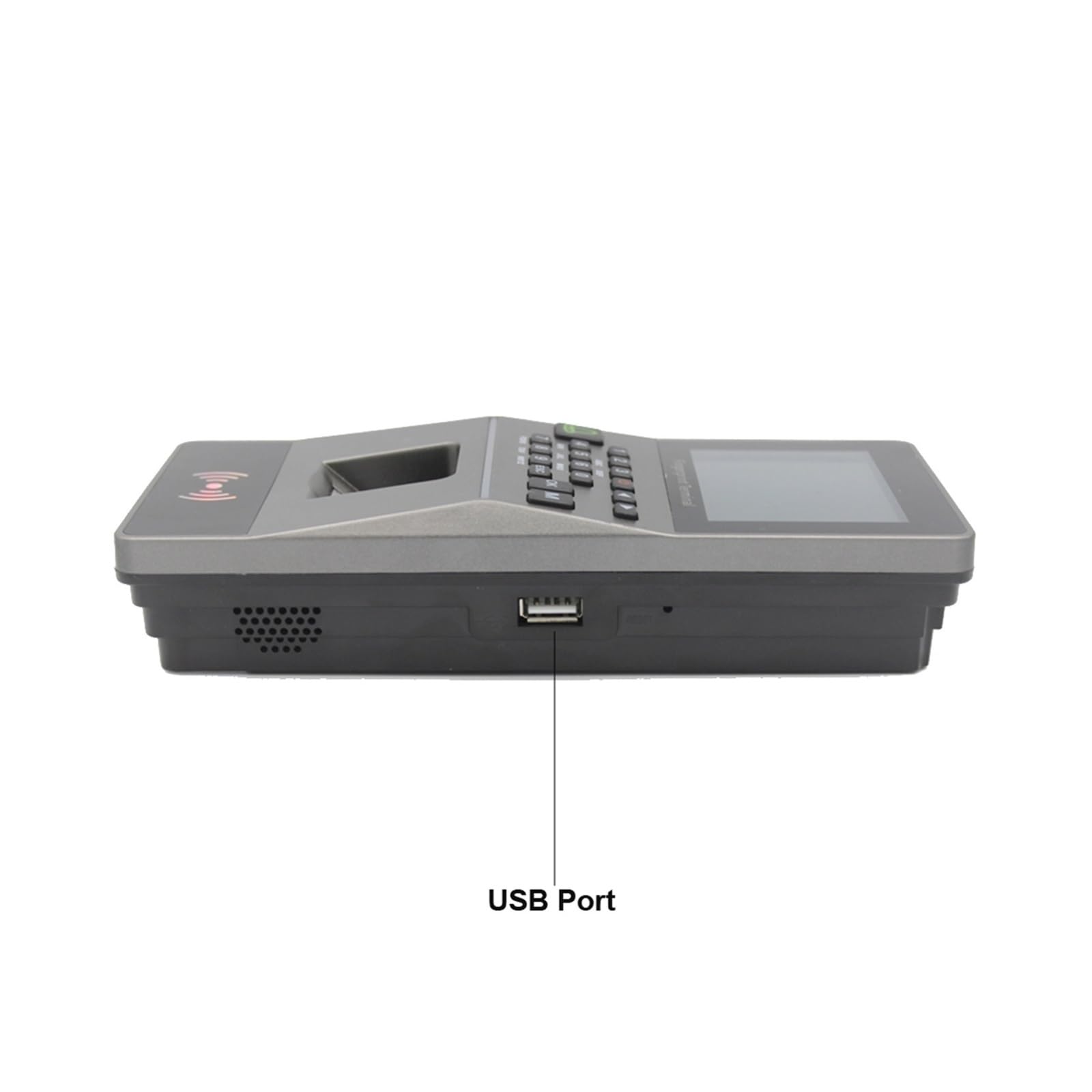 Reloj de control de asistencia, de control acceso con huella dactilar, lector tarjetas teclado RFID, contraseña, biométrico, asistencia software TCP/IP y USB