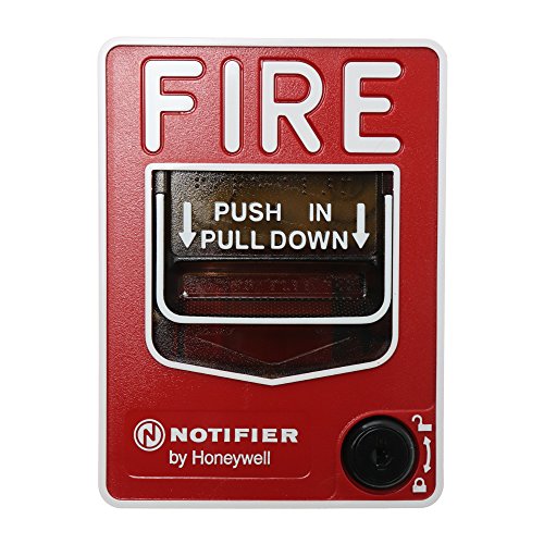Notifier NBG-12LX Fire Alarm Addressable Pull Station Key Lock Red
