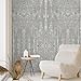 Wonderjune Neutral Peel and Stick Wallpaper Boho Removable Abstract Modern Contact Paper for Classroom Self Adhesive Wall Paper Peel and Stick Modern Bedroom Cabinet(Dark Brown,9.8 ft X 15.75 in)