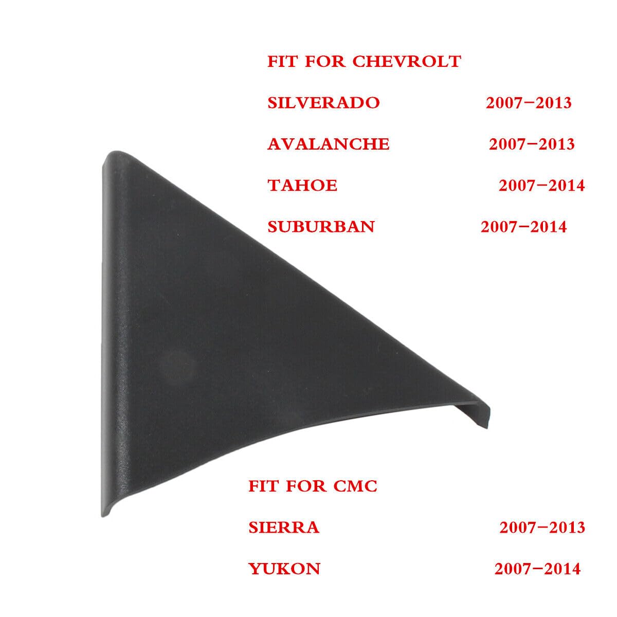 Front Left Upper Door Panel Trim For Silverado, Sierra, Yukon - Part #25857289