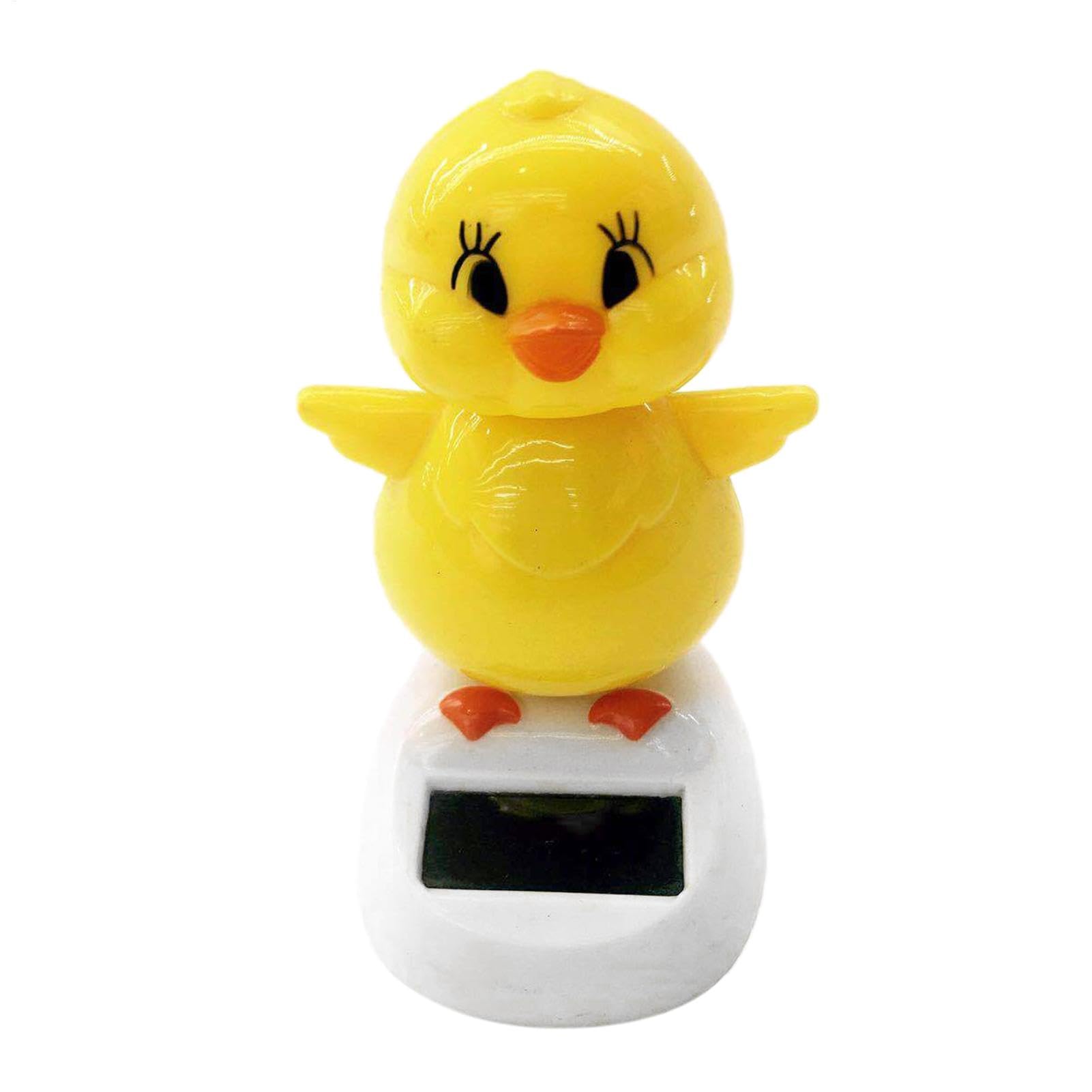Toy de Baile de Chicas - Juguetes para Bailar Solar, Lindo Baile de Pollo con la Cabeza temblorosa | Pollo bailado con energía Solar, para el Tablero de Tablero, decoración del escri