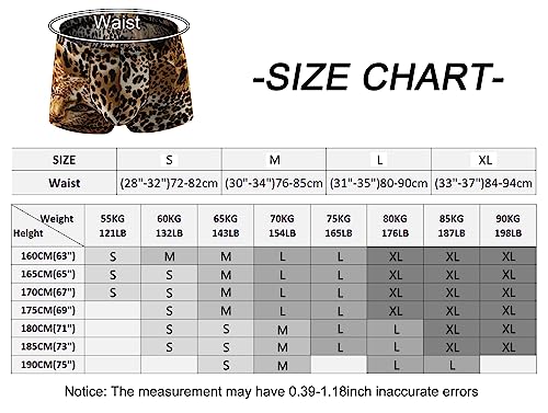 Panegy Mens Leopard Boxer Short Sexy Low Rise Thongs G-String Elastic Waist Underwear2