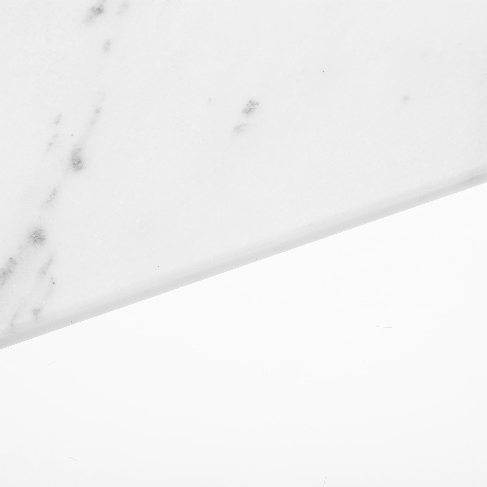 Bandeja para Encimera de Cocina y Baño, Mármol Blanco Rectangular