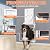 MIAOTONG Large Dog Door,Upgraded Sealing Dog Door for Wall, Double Flap Doggy Door,Steel Frame and Telescoping Tunnel Dog Doors and Cat Doors(Pets Up to 100 Lb) -Large
