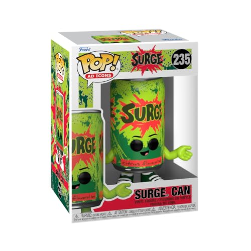 Funko Pop! Ad Icons: Surge - Coca-Cola - Figura de Vinilo Coleccionable - Idea de Regalo- Mercancia Oficial - Juguetes para Niños y Adultos - Ad Icons Fans - Muñeco para Coleccionistas
