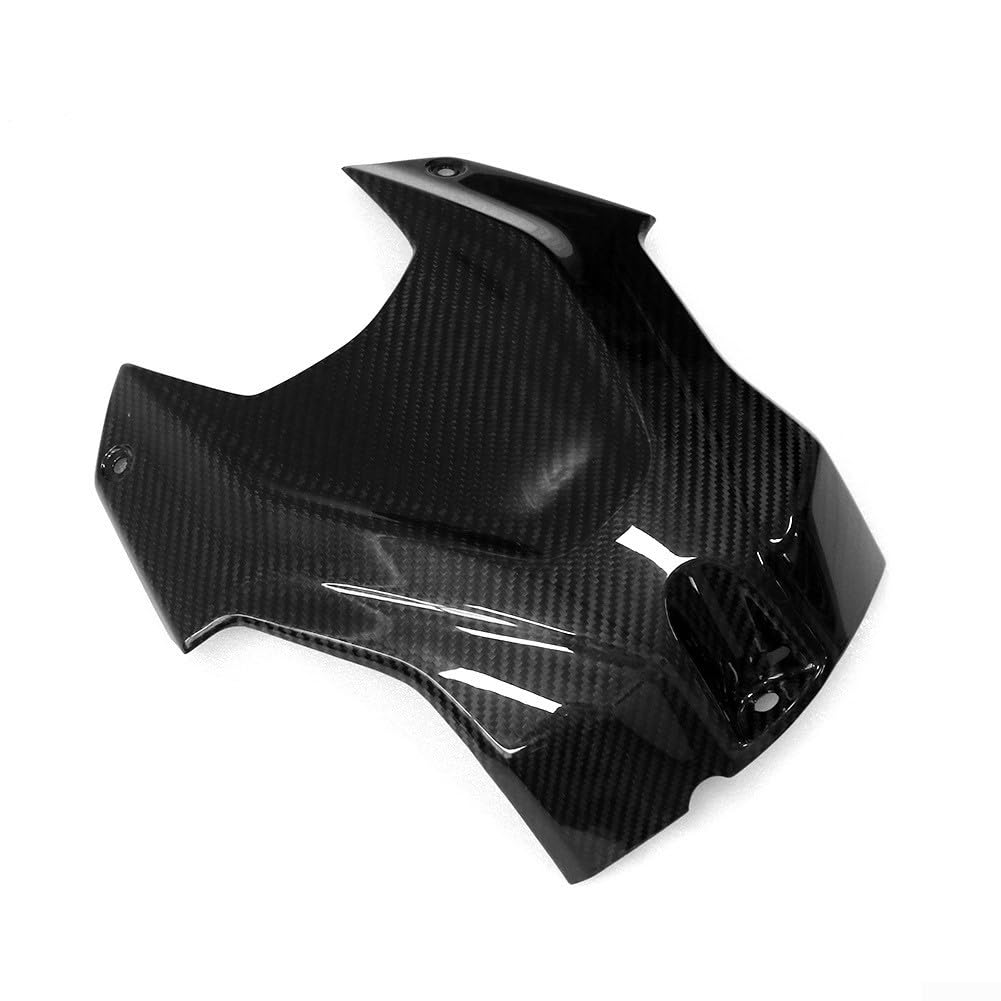 Tankdeckel mit Schnellverschluss für Motorrad-Rennstrecke | Passend für BMW S1000RR 2019-2023, Carbon-Muster-Stil, sicherer Verriegelungsmechanismus, verhindert Kraftstoffaustritt