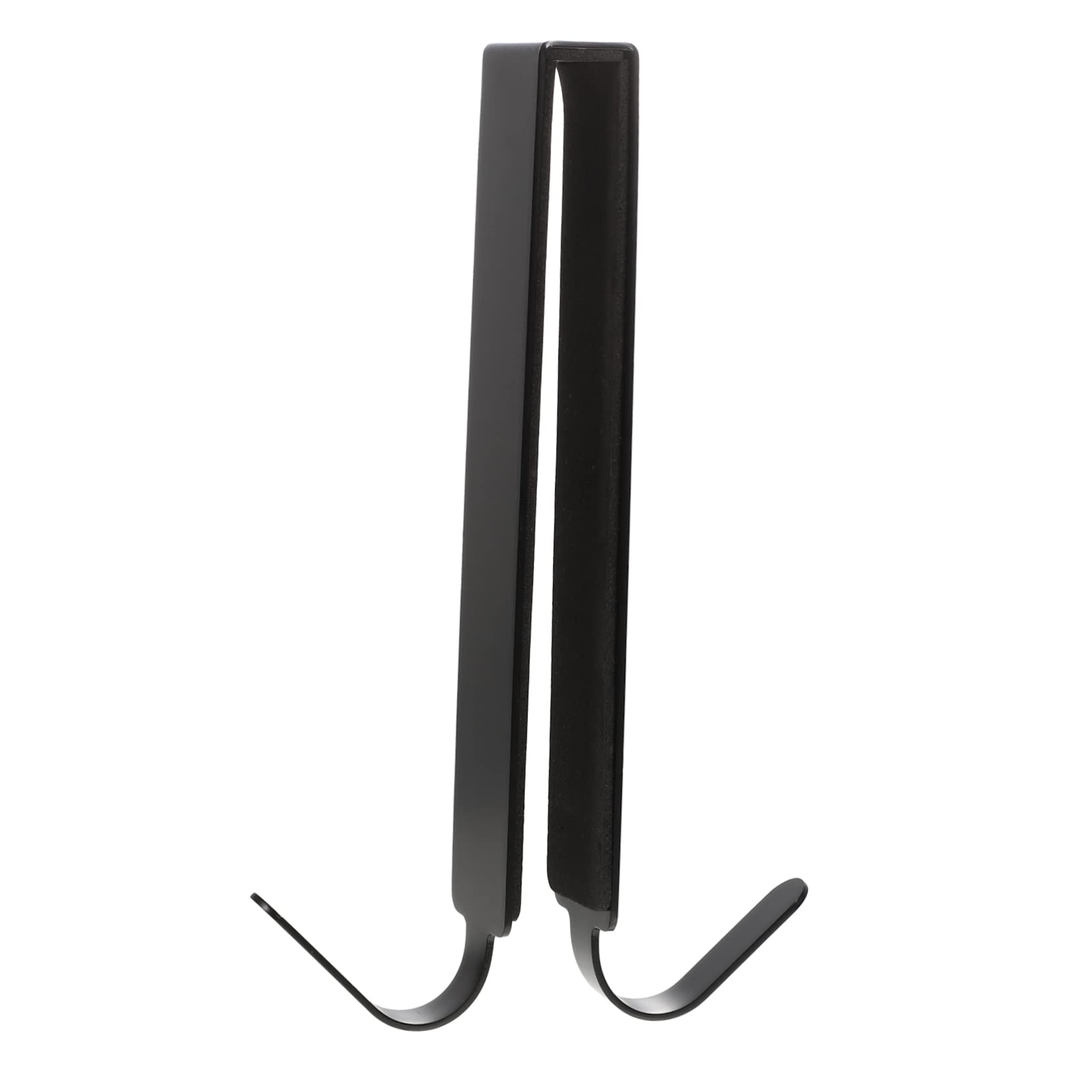 DINHEAROM No Punching Over The Door Hooks Sturdy Stainless Steel Door Back Hangers Multi-Purpose Hangers for Living Room Bathroom Bedroom