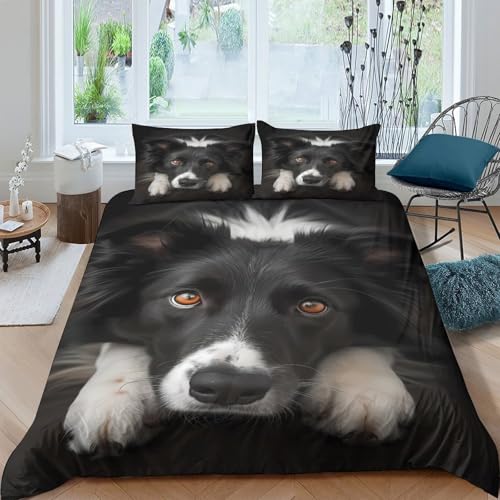 Chat américain parure de lit 3D housse de couette double microfibres 200x200