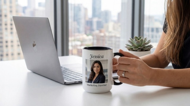Amazon.com: Customized 15oz Ceramic Coffee Mugs with Personalized Text and  Photo Image Upload Novelty Gift, Personalize With Different Design And  Images, Custom Gift (Black) : Home & Kitchen