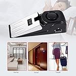 TOWODE Door Stop Alarm with 120DB Siren Door Stop for Home & Travel (Black) (Pack of 4) - Image 5