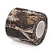 DROK 10 Roll Camo Tape, 1.97in x 14.76ft Camouflage Self-Adhesive Bionic Wood Wrap Bandage for Outdoor Athletic Sports Bicycle Hockey Skateboard Scooter, 4.92Yard Cohesive Camo Stretch Reusable Tape