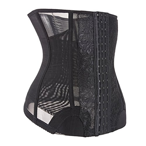 chongerfei faja de cintura para mujeres | Corsé de pérdida de peso | faja reductora negro negro Medium