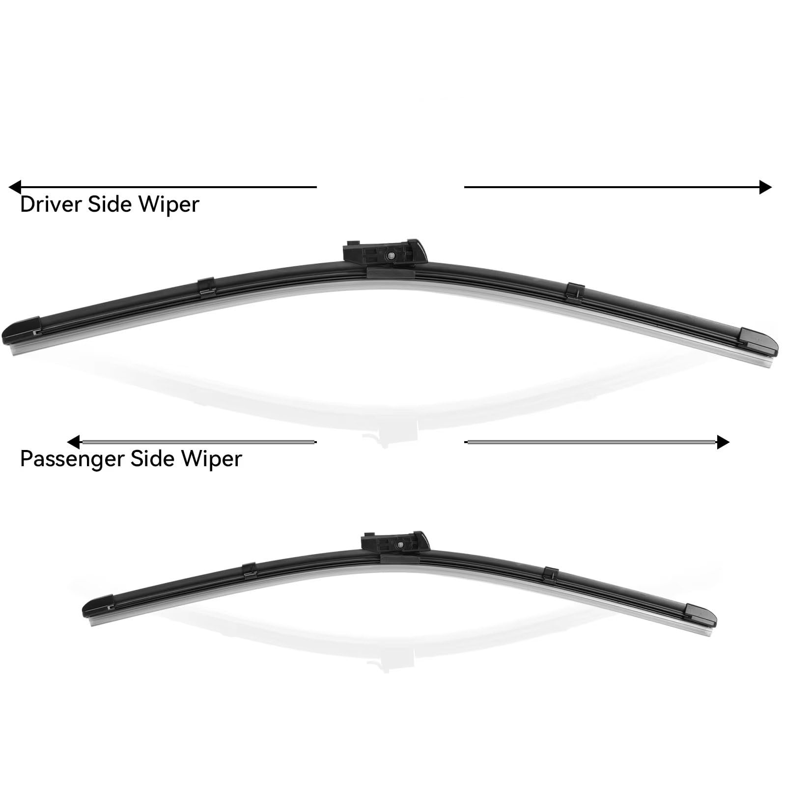 Parabrezza Tergicristallo Per VW Per Tiguan MK2 2017 2018 2019 2020 2021 2022 2023 Set Spazzole Tergicristallo Anteriori E Posteriori LHD Da 26"+21"+14" Tergicristallo