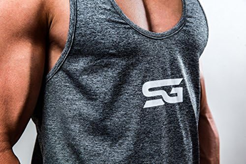 Agilelin Herren Stringer Tanktop - Atmungsaktives Sportshirt Für Training & Gym