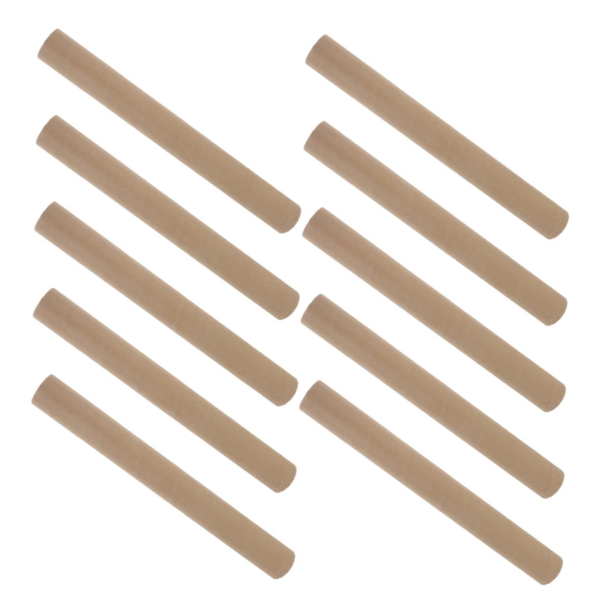 NUOBESTY 10pezzi Tubi Di Cartone Coperchio Per Spedizione Tubi Postali in Carta Kraft Robusta Per Poster Stampe Artistiche Mappe Progetti