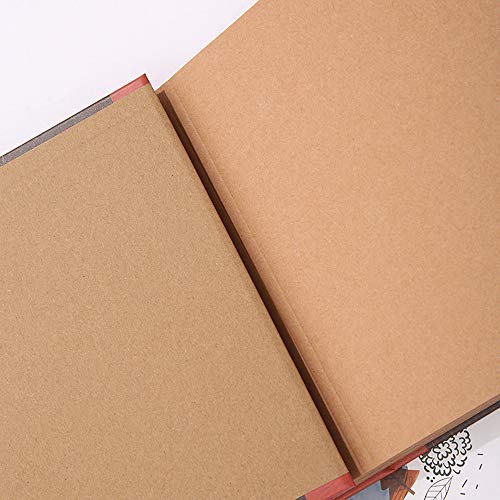 40 Folhas Nosso Livro de Aventura DIY Álbum de Scrapbook Do Vintage Foto 29x19 cm / 11.4x7.5in para