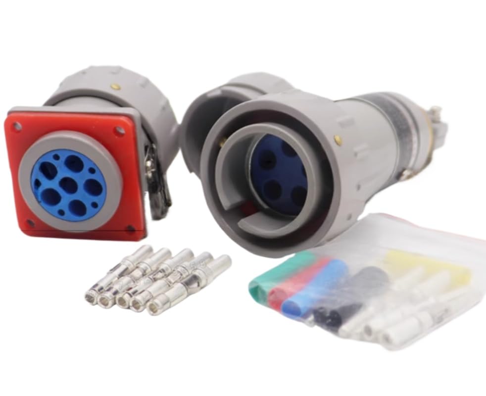 1x Explosionsgeschützter Stecker und Buchse fest BJ-200A/YT/GZ 500V 5-poliger Stiftstecker