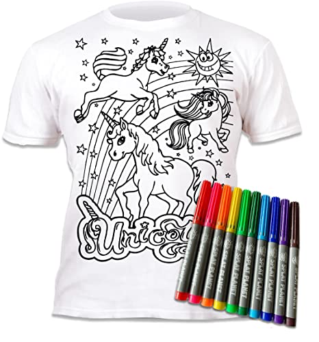 Splat Planet Unicorn Stars Magisches T-Shirt-Malset mit 10 abwaschbaren...
