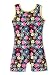 Wonderful Color Stitching Gymnastics Leotard for Little girls (100(3-4Y), Flower)