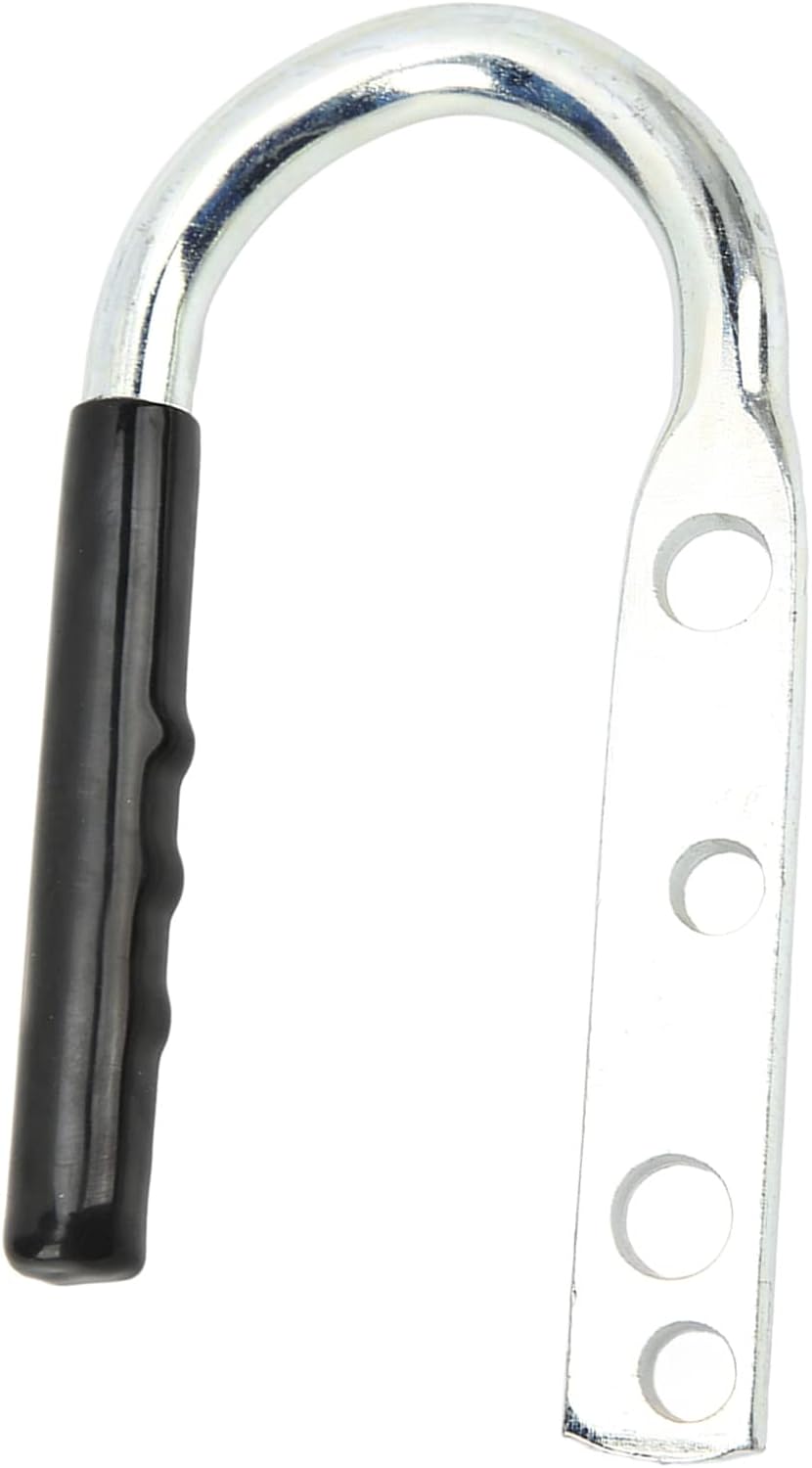 Acouto Trailer Coupler Grip for 2in 1-7/8 Trailer Coupler Handle Galvanized Steel Rubber Tongue Handle Trailer Jack Handle for RV Boat Snowmobile