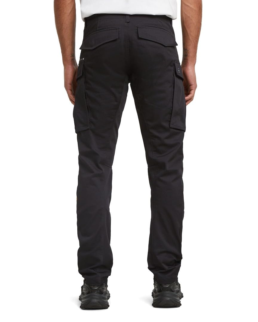 G-STAR Rovic Zip 3D Regular Tapered spodnie, Czarny (Dk Black D02190-e064-6484), 38W / 36L