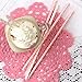 Pastel Polka Dot Paper Straws - Pink Yellow Light Blue Lilac - 7.75 Inches - 100 Pack - Outside the Box Papers Brand