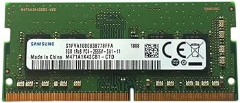 Amazon | Samsung 8GB DDR4 PC4-21300, 2666MHZ, 260 PIN SODIMM, 1.2V