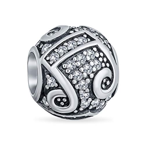 Charm de micrófono en plata de ley .925 que no se oscurece para pulseras de música europeas 1