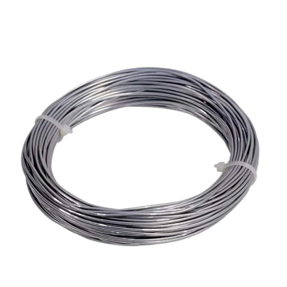 1 fil de zinc de 1 m - diamètre de 0,4 mm à 5 mm - Fil de zinc métallique for la recherche scientifique et les applications électriques(2mm)