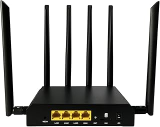 AX1800 4G LTE Router WiFi 6 (Z2101AX-PCIE-T), Dual Band Gigabit Wireless Router, Network Speed Up to 1800mbps, Support 4G SIM Card and Wired Broadband