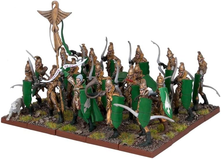 Black Friday - 50% OFF Mantic Games MGKWE110 Elf Army Play Set, Multi-Colour