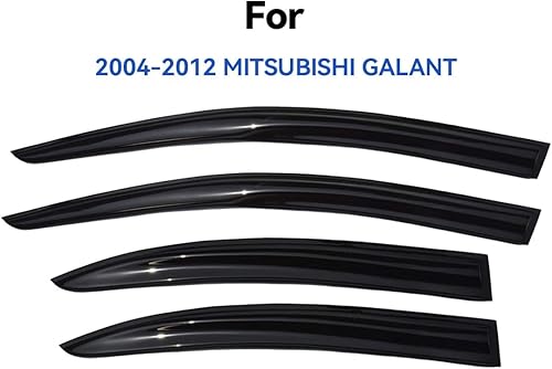 Miniatura 187 de Visores protectores de lluvia para ventana, deflectores de viento de canal exterior