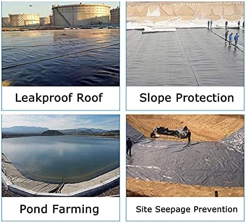 Heavy Duty 16x30ft Flexible Pond Liner - Waterproof Foldable Bed for Garden Pools, Waterfalls & Outdoor Ponds - Durable Fish Habitat & Reservoir Solution