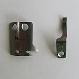 KUNPENG - #MG 52A0 834 + MG 52A0 838 CONJUNTO DE CUCHILLAS DE 2 piezas PARA MÁQUINAS DE COSER DE INJERTO MITSUBISHI