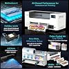 DSV A3+ Plus F1080 DTF Printer with Shaker&Purifier, One-Click to Print, Automatic Cleaning & White Circulation, 5 LED Multi-Function Touch Screen, 2X Speed Print Compared to L1800, 2-Year Free Ink