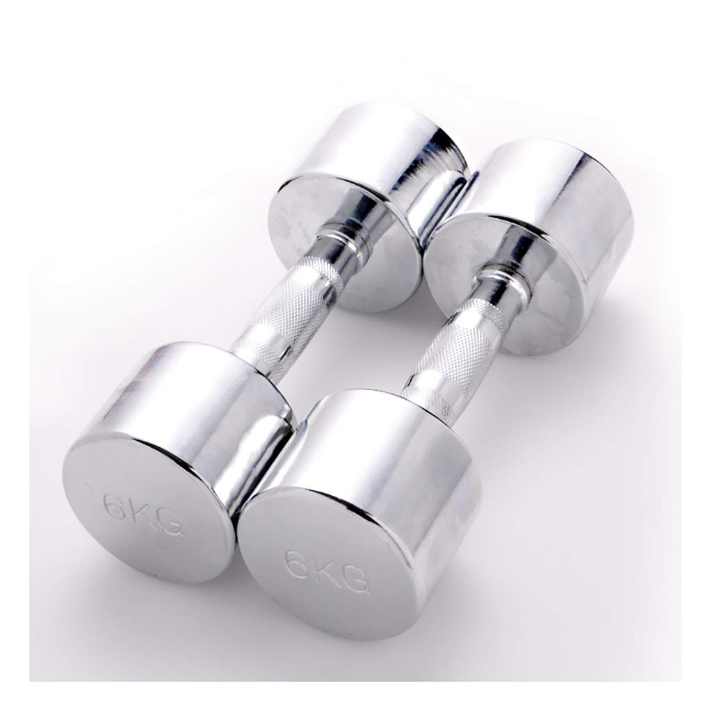 Amazon | Free Weights ダンベル ウェイト 2個セット クローム