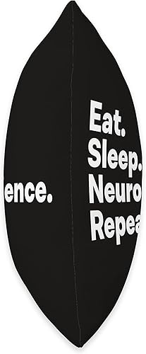 Miniatura 2 de Eat Sleep Neuroscience Gifts Neurocientíficos - Almohada de 16.0 x 16.0 in, multicolor