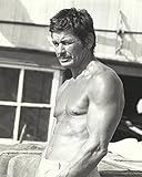 fotos4you Charles Bronson 8 x 10 / 8x10 Glossy Photo Picture Image, Black & White