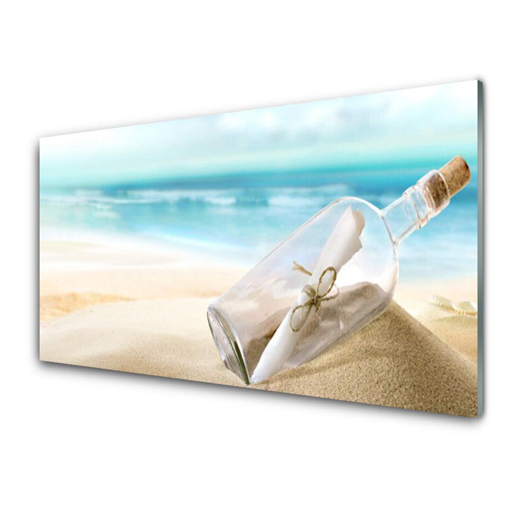 Tableau Mural Moderne en Verre Trempé 100x50cm pour Salon Lumineux Tulup