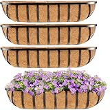 HFHOME 4 Pcs 24' Window Box...