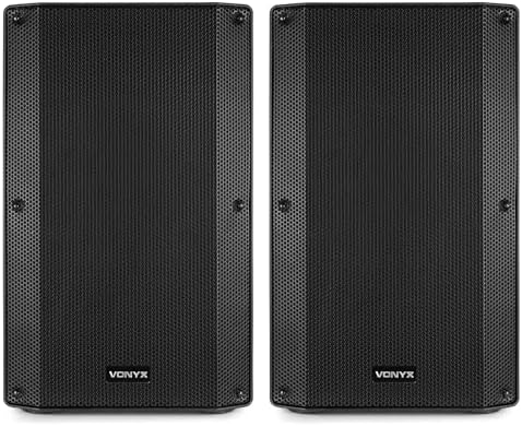 Vonyx VSA15P - Juego de Altavoces pasivos de 15" y 2000W totales,...