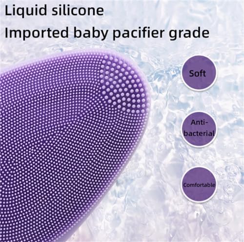 Brosse exfoliante pour le visage au design ergonomique silicone - 4