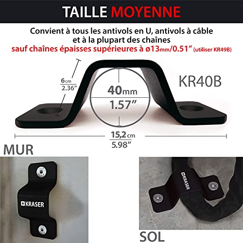 Ancrage au sol anti-vol KRASER pour éliminer les risques de vol - 6