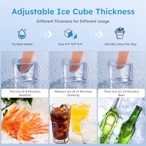 Commercial ice maker machine