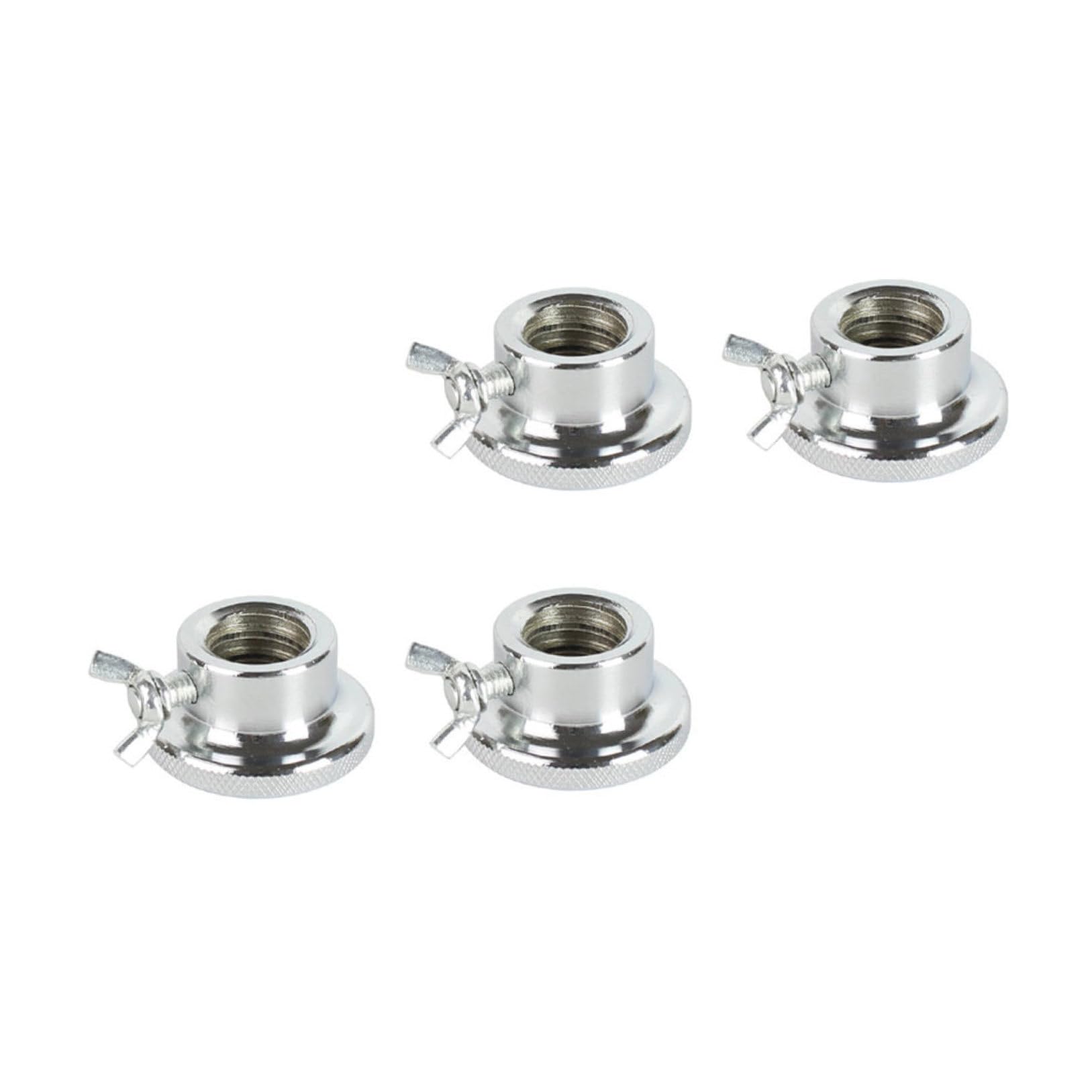 Happyyami 4 Piezas de Tuerca Hexagonal Antideslizante para Barra de Pesas 2.5 Cm, Collar de Bloqueo de Barra Doble Cierre, Accesorio Seguro para Mancuernas y Levantamiento de Pesas