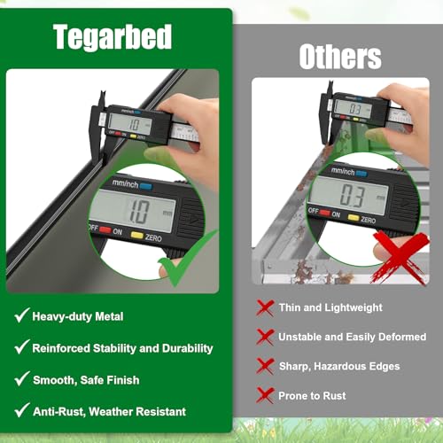 Image of 6x3x2ft Raised Garden Bed, Deep Root Planter Box, Black,1 Pack | 1mm Thick Galvanized Steel, Resists Rust Bowing, Easy Assembly, Ideal Deep-Root Growing Condition for Broccoli,Beans,Tomatoes