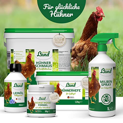 HÜHNER Land Mauserhilfe für Geflügel 500g I Futterergänzung für Hühner, Vitamin B, Gefieder und Stoffwechsel… – Bild 5