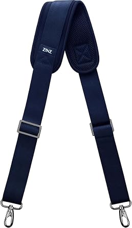 ZINZ 57" Padded Adjustable Shoulder Strap for Bag, Luggage, and Guitar Straps   Replacement