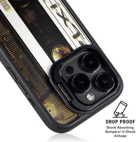 Skinit Kickstand Phone Case Compatible with iPhone 16 Pro Max - Old Mixtape Design